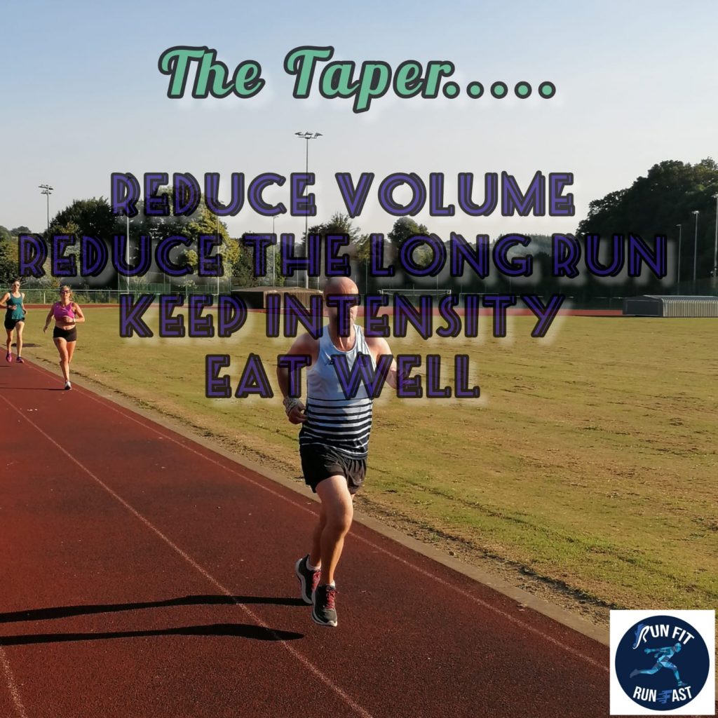 The Taper Run Fit Run Fast Running Coach Tavistock